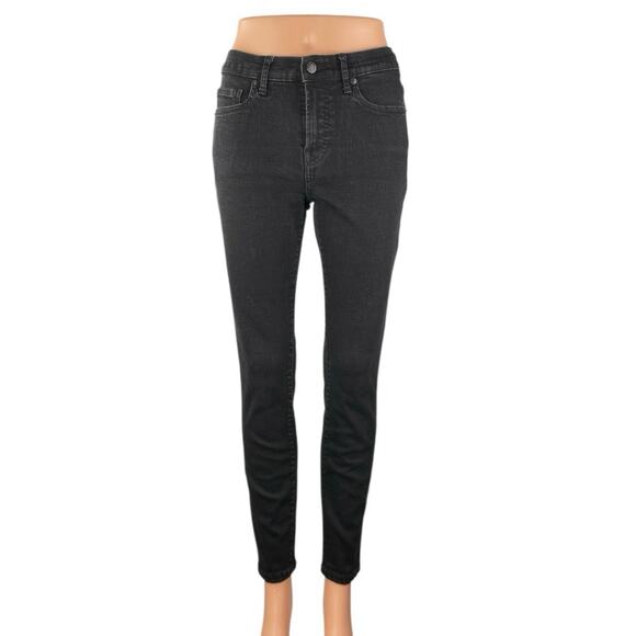 Everlane Women's Black Mid Rise Slim Fit Casual Ankle Skinny Denim Jeans Size 29 - Picture 1 of 5